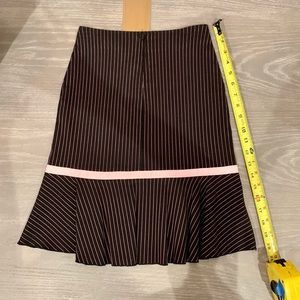 Pinstriped mermaid skirt